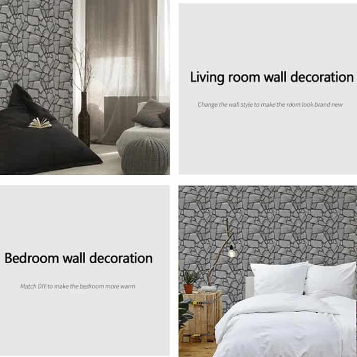 RocksWall, adesivi murali tridimensionali effetto roccia (10 pezzi) (1+1 GRATUITO ) - Image 6