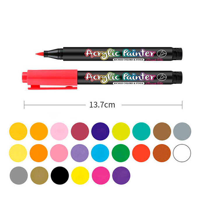 AcrylicMarkers, pennarelli acrilici (24 pz) - Image 2