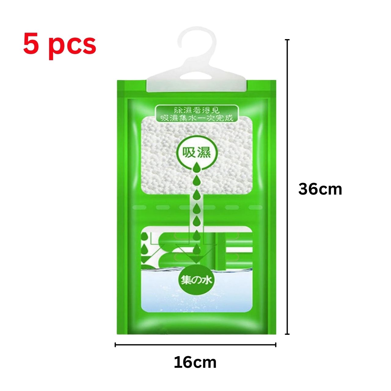 AntiHumid, sacchetti appesi per il controllo dell'umidità (5 pz.) - Image 2