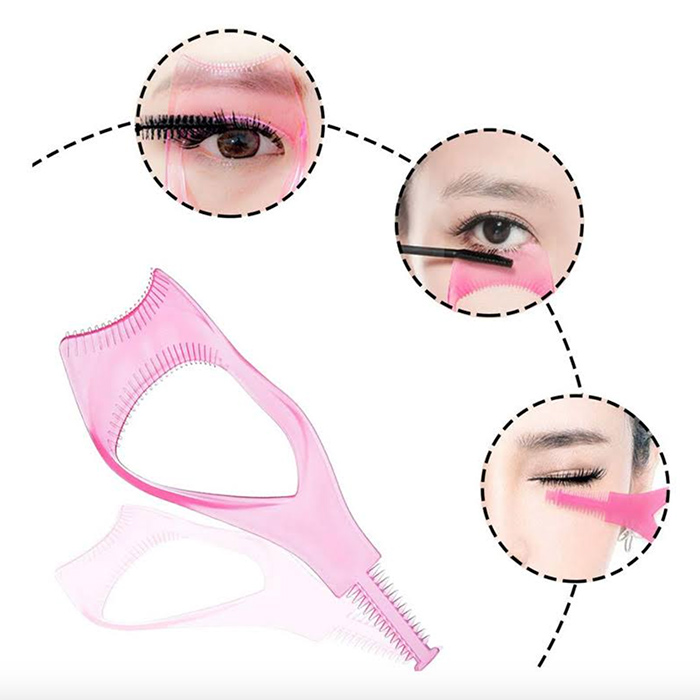 Applicazione precisa e facile del mascara senza sbavature intorno agli occhi!