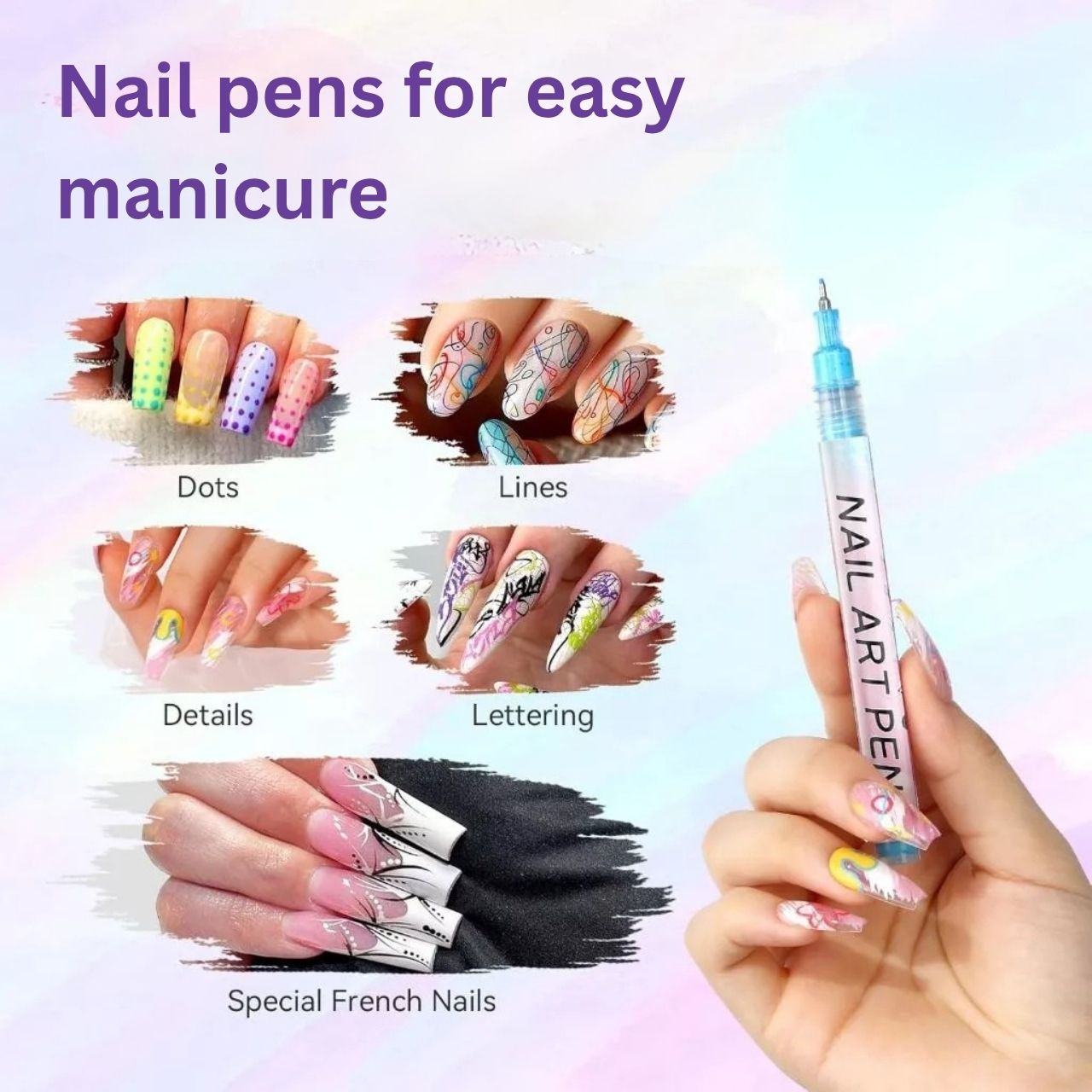 Penne per unghie per manicure facile