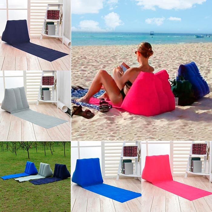 Il cuscino da spiaggia compatto ha un design ergonomico e un perfetto supporto per la schiena, che rende il riposo piacevole e confortevole!