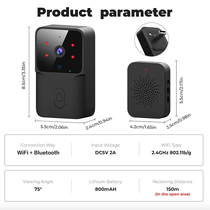 Bell, campanello wireless con video e audio bidirezionale - Image 2