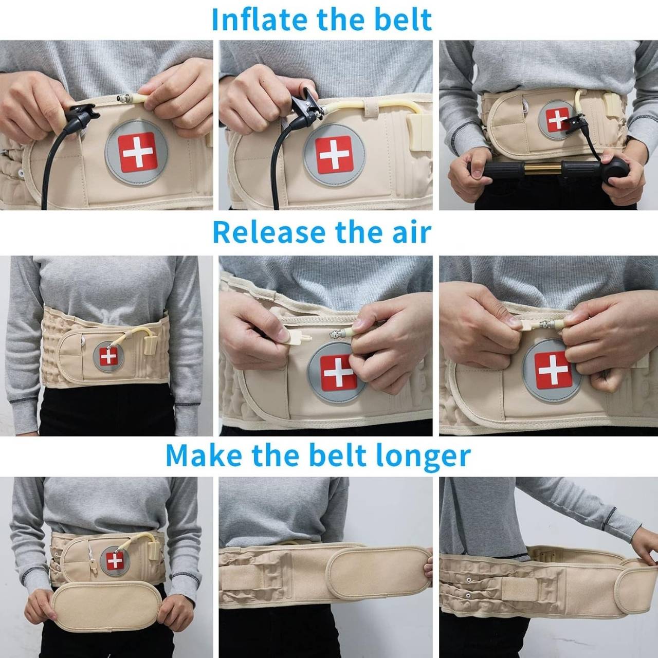 Una cintura elegante e discreta che può essere indossata anche sotto i vestiti.