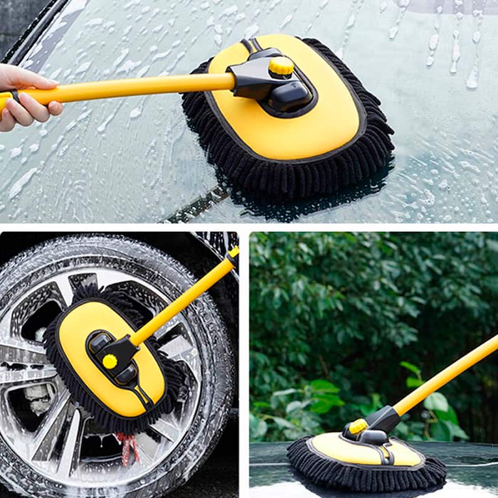 Setole estremamente morbide e delicate che non danneggeranno la tua auto!