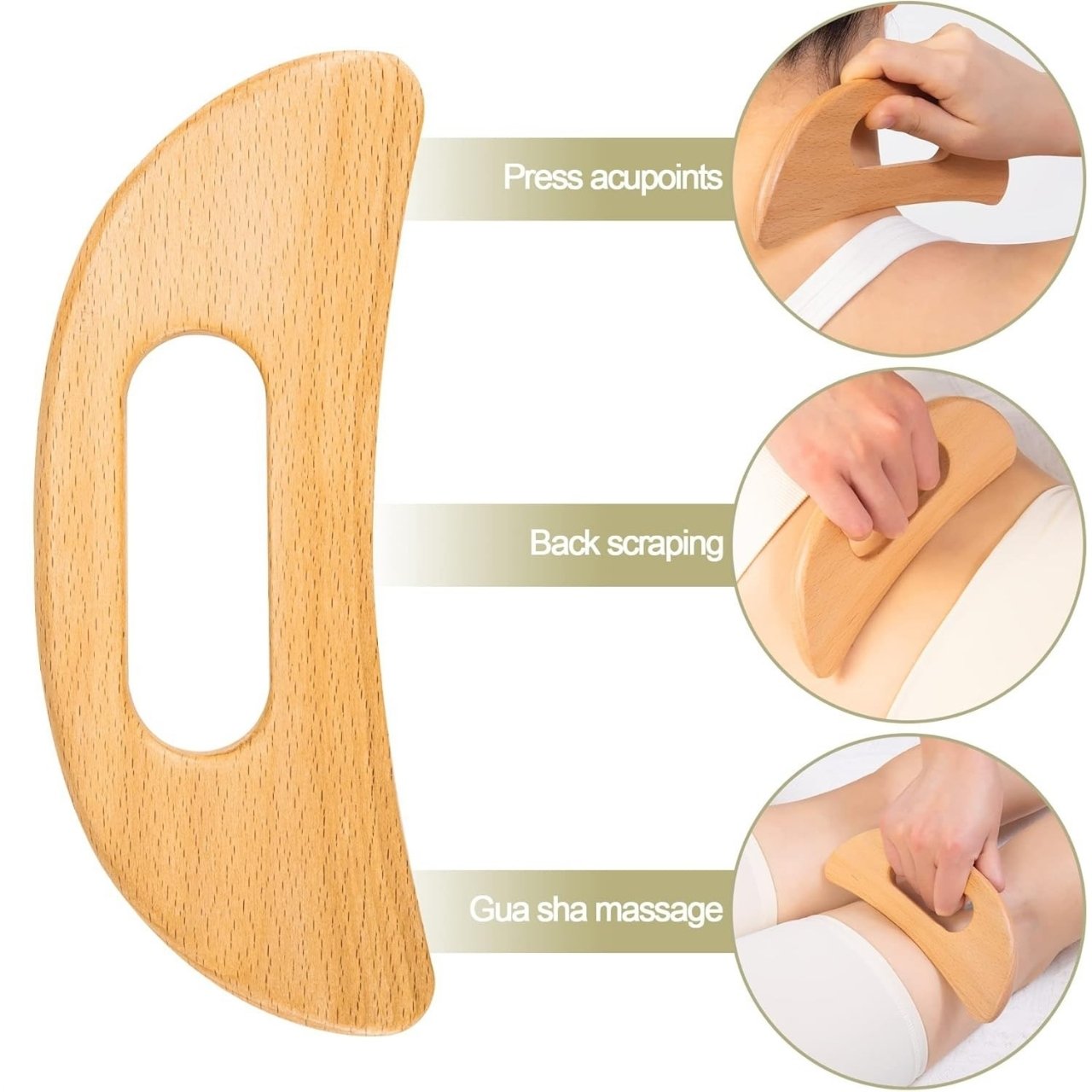 I bordi appositamente sagomati sono progettati per trattare tendini, articolazioni e punti di agopressione su entrambi i lati del corpo, aiutando a promuovere la rigenerazione e il benessere.