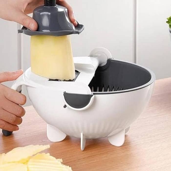 BowlCutter, affettatrice multiuso con scolapasta aggiunto e pelapatate a mano - Image 8