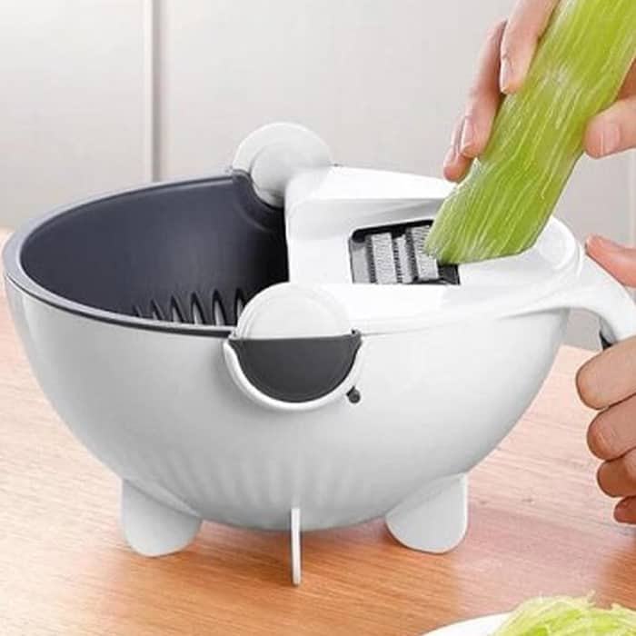 BowlCutter, affettatrice multiuso con scolapasta aggiunto e pelapatate a mano - Image 9