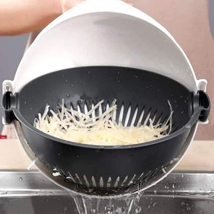 BowlCutter, affettatrice multiuso con scolapasta aggiunto e pelapatate a mano - Image 10