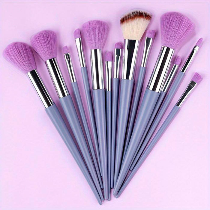 BrushSet, set di 13 pennelli per trucco con custodia - Image 3