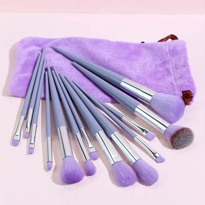 BrushSet, set di 13 pennelli per trucco con custodia - Image 4