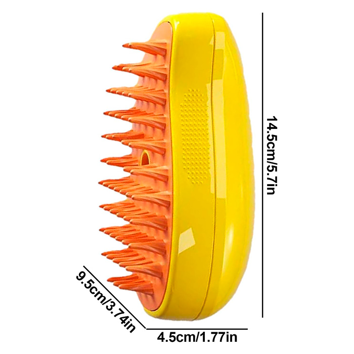 Brushy, spazzola elettrica per animali domestici con spruzzo - Image 2