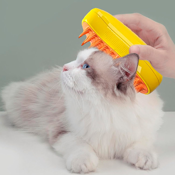 Brushy, spazzola elettrica per animali domestici con spruzzo - Image 8