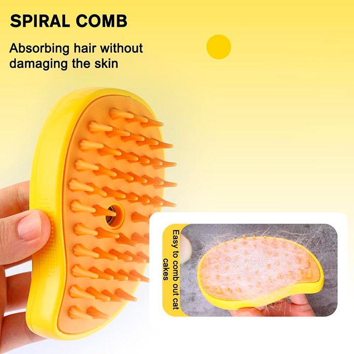 Brushy, spazzola elettrica per animali domestici con spruzzo - Image 9