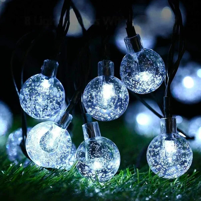 BulbLights, 50 luci LED retrò per interni ed esterni a carica di energia solare - Image 2