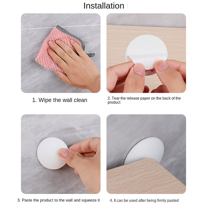 BumperStop, protezione autoadesiva per muro in silicone (10 pz) - Image 8