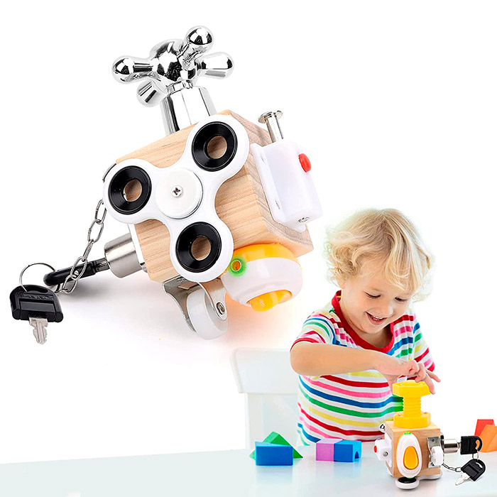 BusyCube, un giocattolo didattico 7 in 1 che stimola tutte le aree dello sviluppo del bambino - Image 4