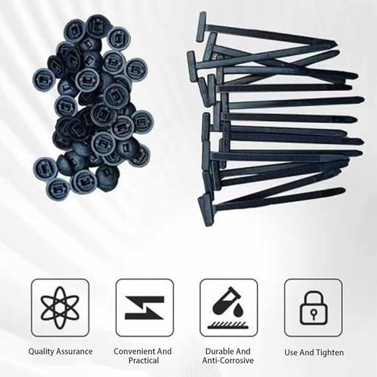 CableTies, legature in nylon per uso automobilistico e universale (50 pz) - Image 2