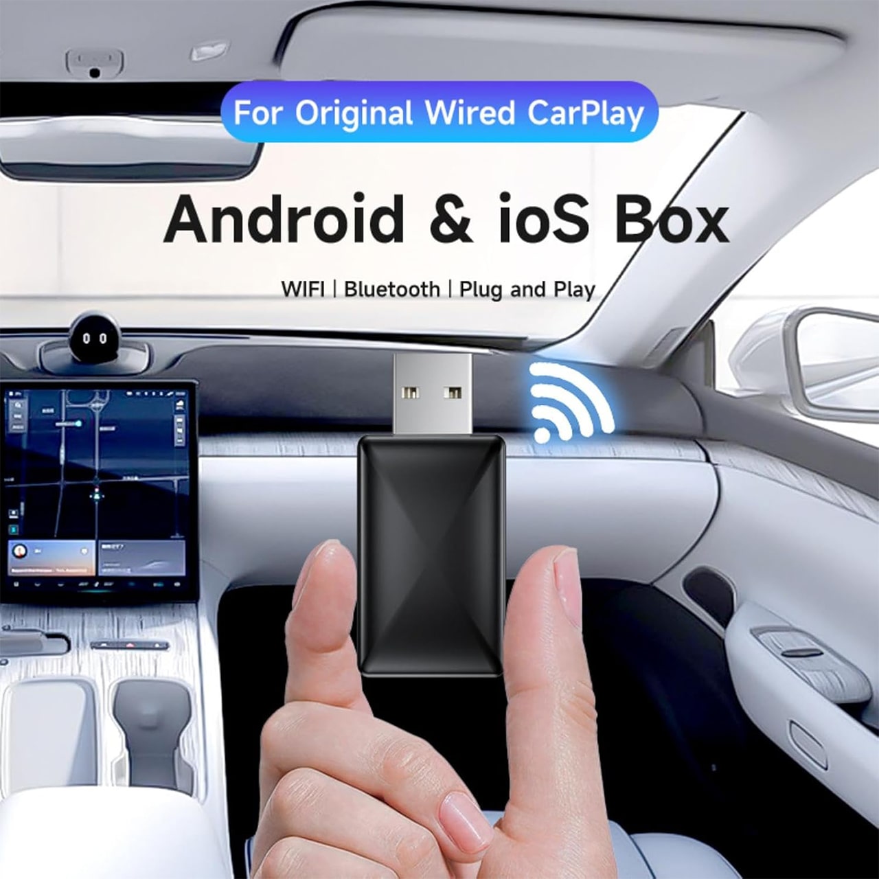 CarPlay, chiavetta USB per connettività wireless con Apple CarPlay e Android Auto - Image 4