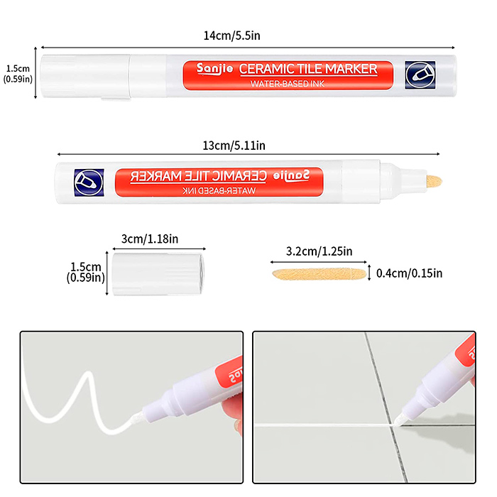 CeramicTilePen, penna colorante per stucco - Image 2