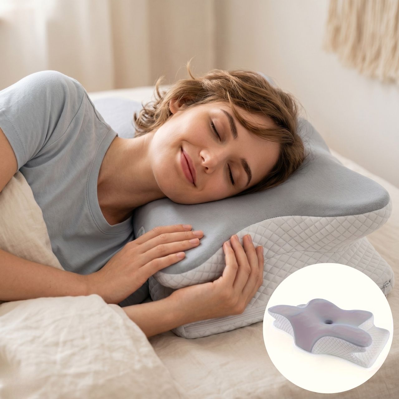 Cuscino ergonomico con memory foam, CervicalPillow - Image 5