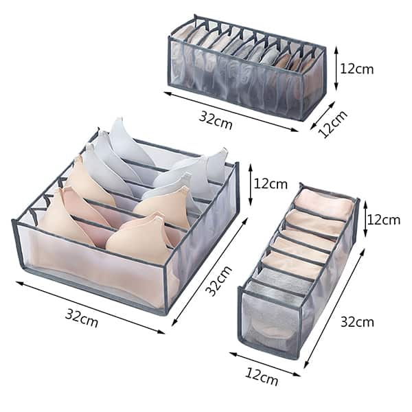 ClosetStar, gadget di organizzazione Ina 3 pezzi per l'intimo del tuo armadio - Image 2