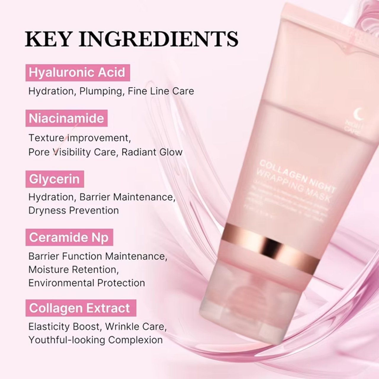 CollagenMask, maschera viso notturna al collagene con effetto peel-off - Image 6