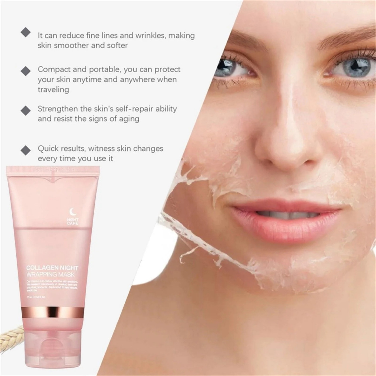 CollagenMask, maschera viso notturna al collagene con effetto peel-off - Image 7