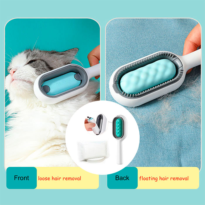 CombBundle, spazzola per toelettatura animali + 100 panni extra per spazzola - Image 2
