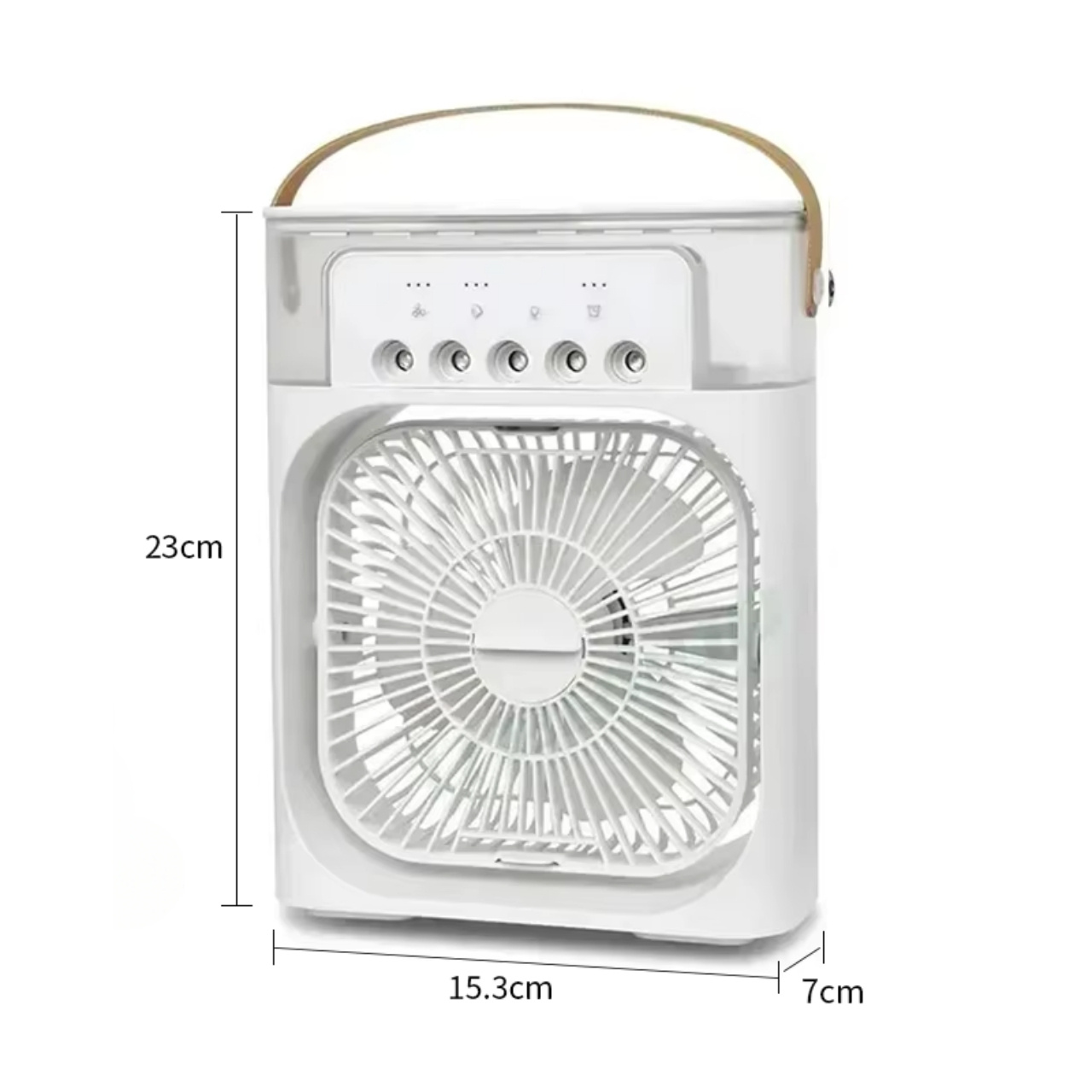 Coolio, ventilatore portatile 3-in-1 con funzione umidificatore, luce LED e raffreddamento - Image 3
