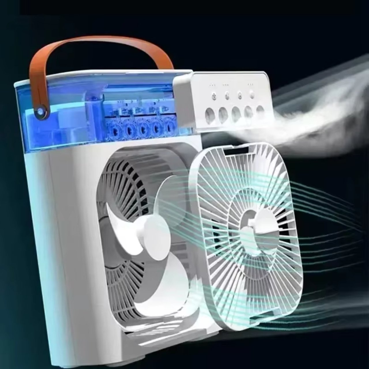 Rinfresca, umidifica e crea atmosfera in un unico prodotto 3-in-1.