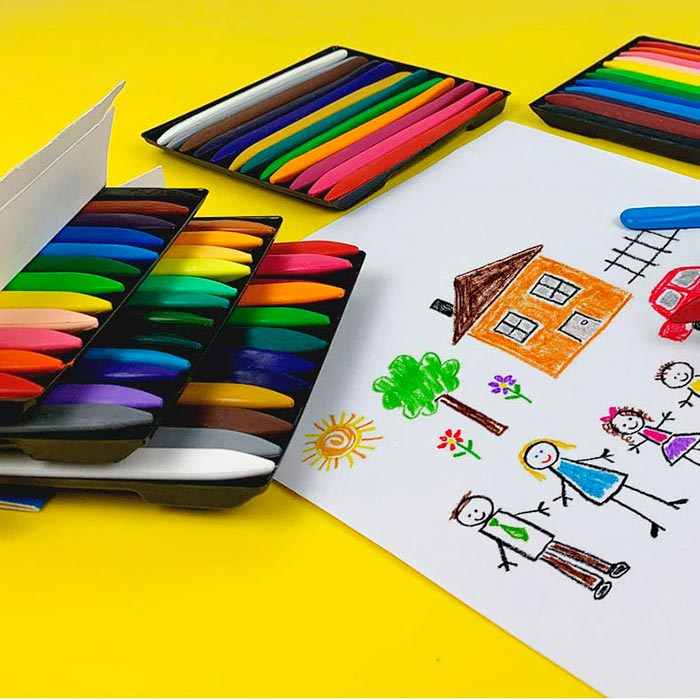 Crayons, matite di cera compatta (24 pezzi) - Image 5