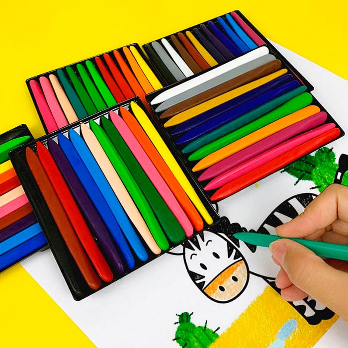 Crayons, matite di cera compatta (24 pezzi) - Image 9