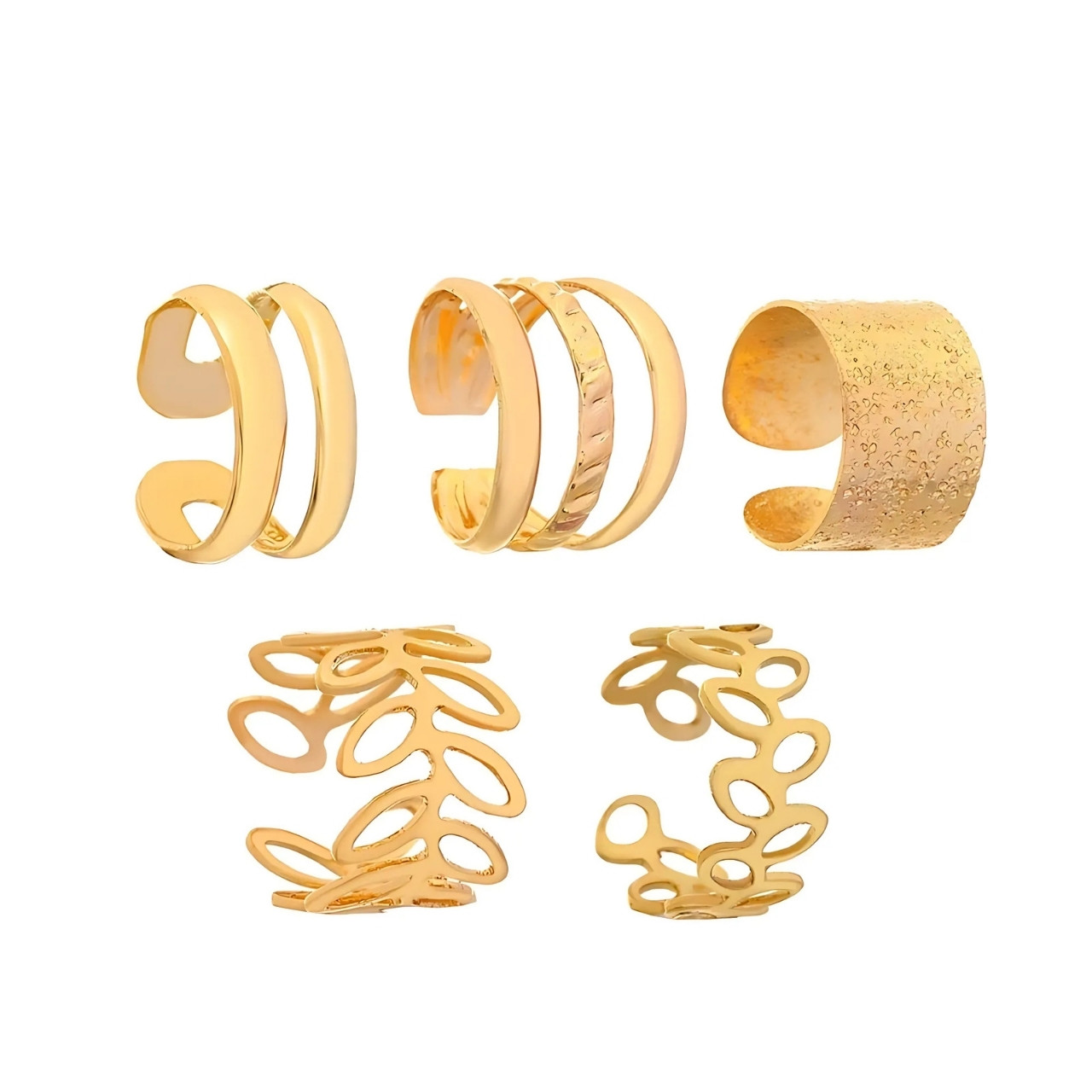 CuffEar, set di 5 orecchini senza piercing - Image 4