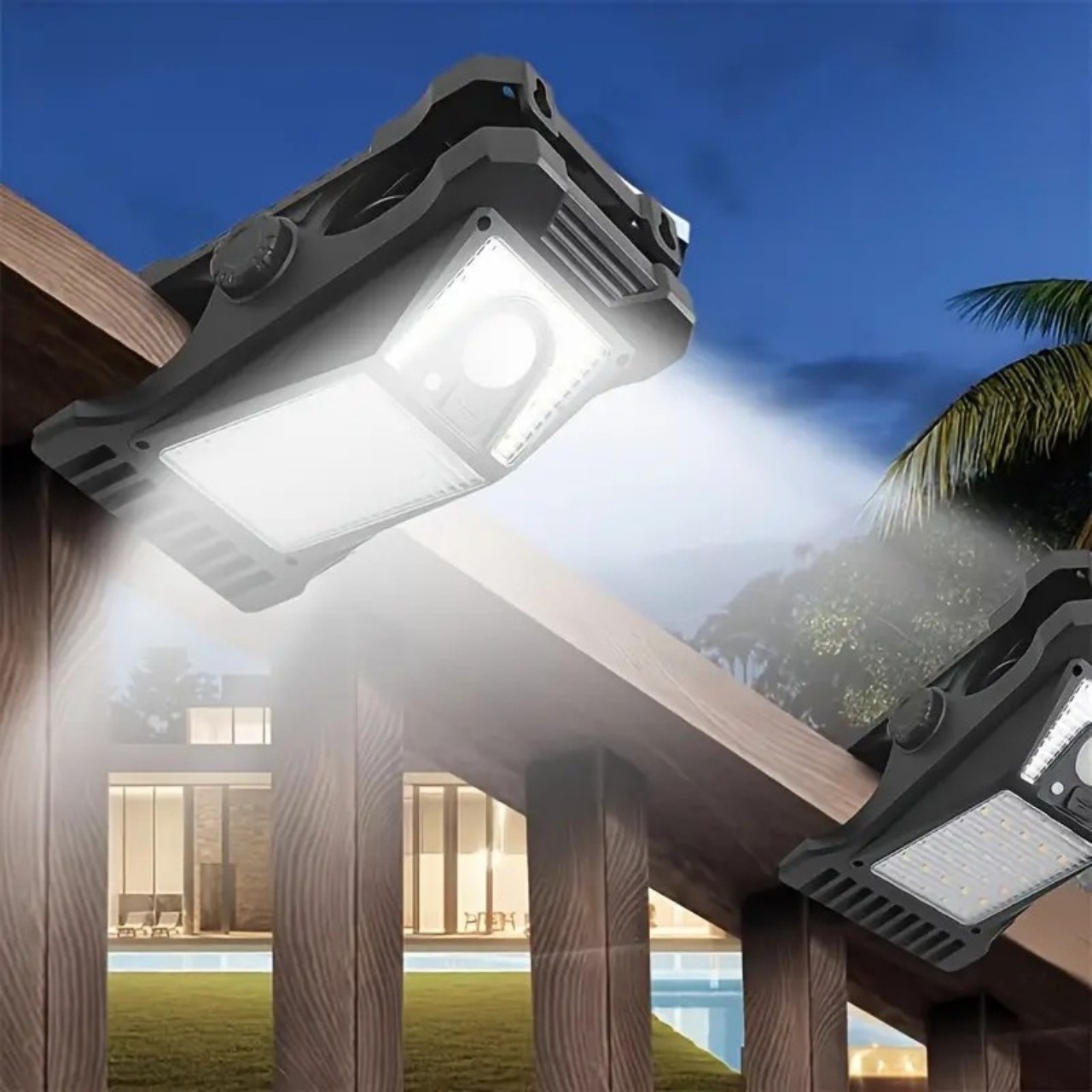 DeckClip, Luce Solare da Giardino con Clip e Sensore di Movimento - Image 2