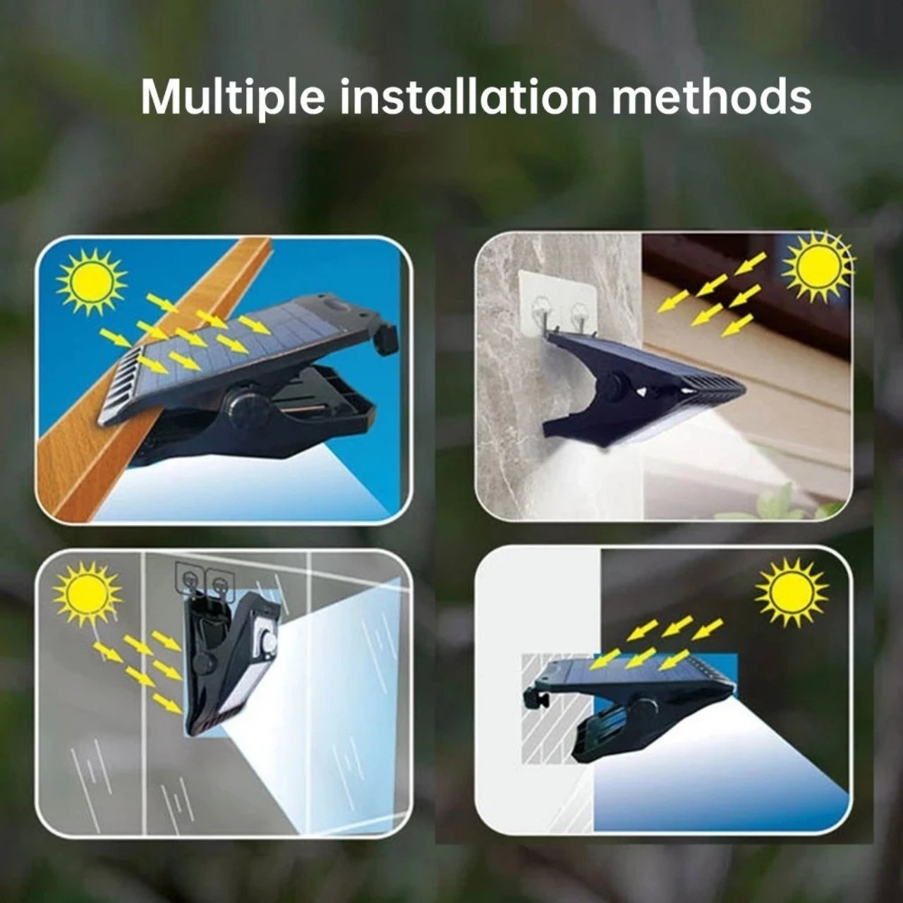 DeckClip, Luce Solare da Giardino con Clip e Sensore di Movimento - Image 6