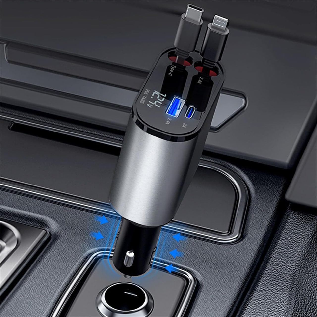 DualCharger, caricabatterie per auto 4-in-1 - Image 8