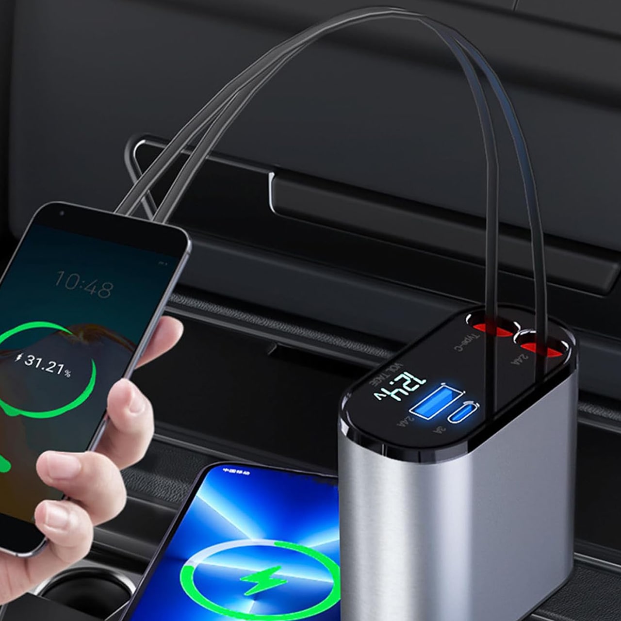 DualCharger, caricabatterie per auto 4-in-1 - Image 9