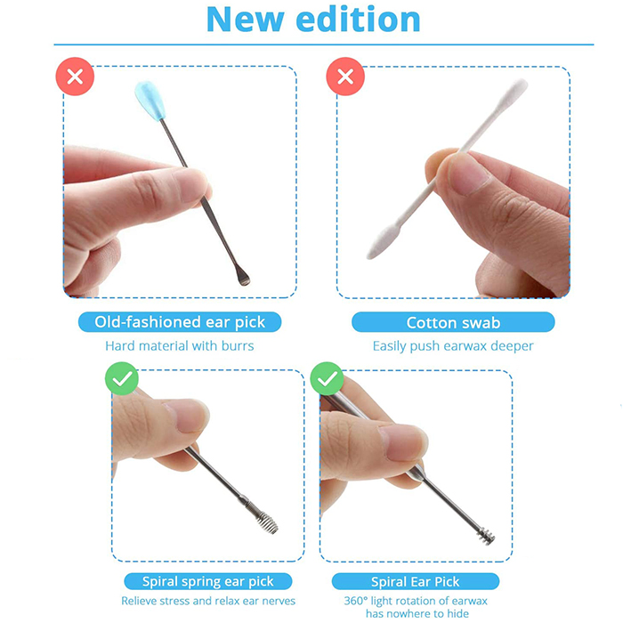 EarCleaningKit, set da 7 pezzi con accessori per una pulizia sicura delle orecchie - Image 7