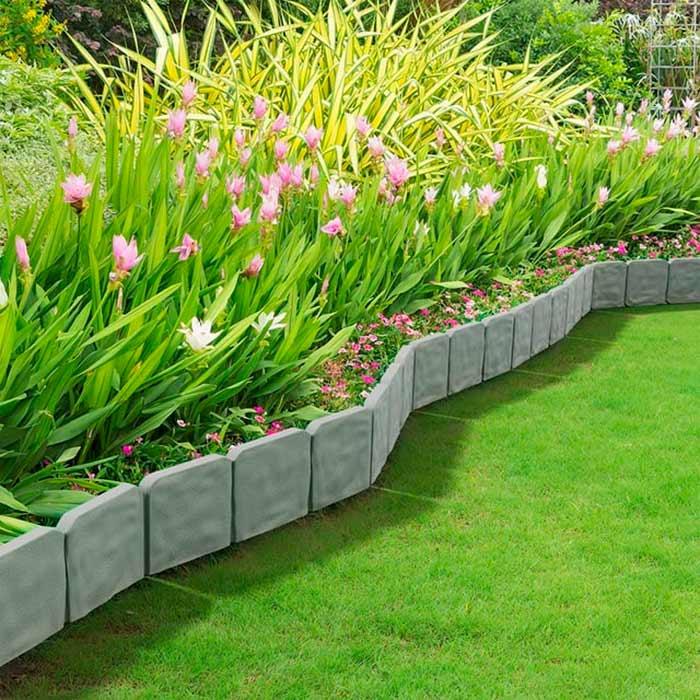 Edges, bordura decorativa per giardino e piante ornamentali (10 pezzi) - Image 7
