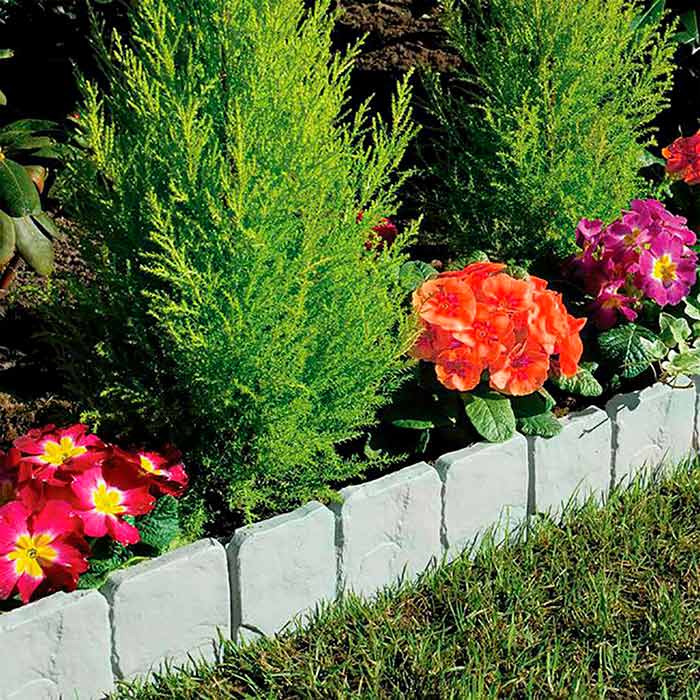 Edges, bordura decorativa per giardino e piante ornamentali (10 pezzi) - Image 8