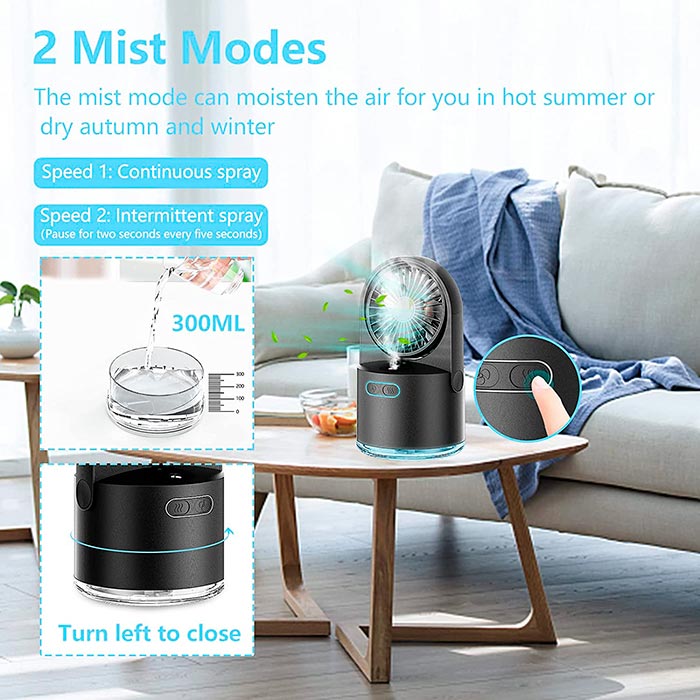 FanMist, il ventilatore che rinfresca e umidifica la stanza - Image 5