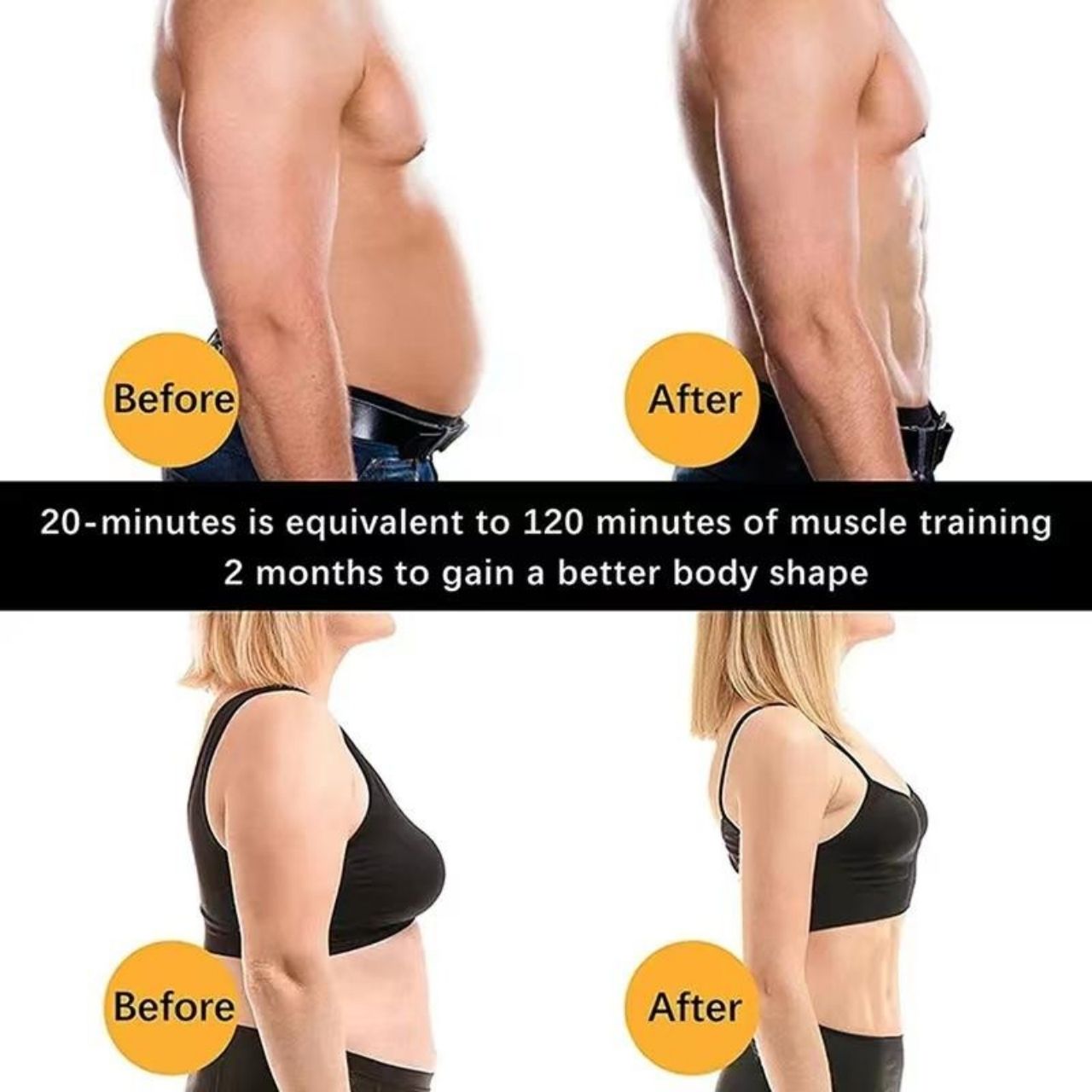 FitnessBelt, cintura per la stimolazione dei muscoli addominali - Image 4