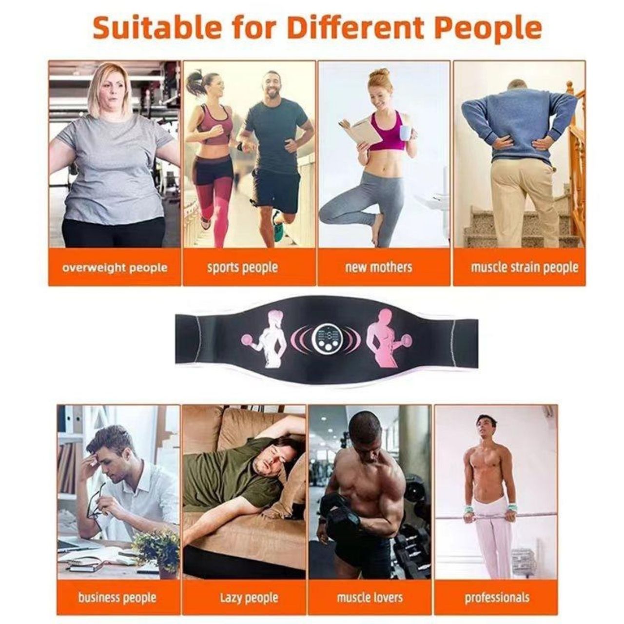 FitnessBelt, cintura per la stimolazione dei muscoli addominali - Image 5
