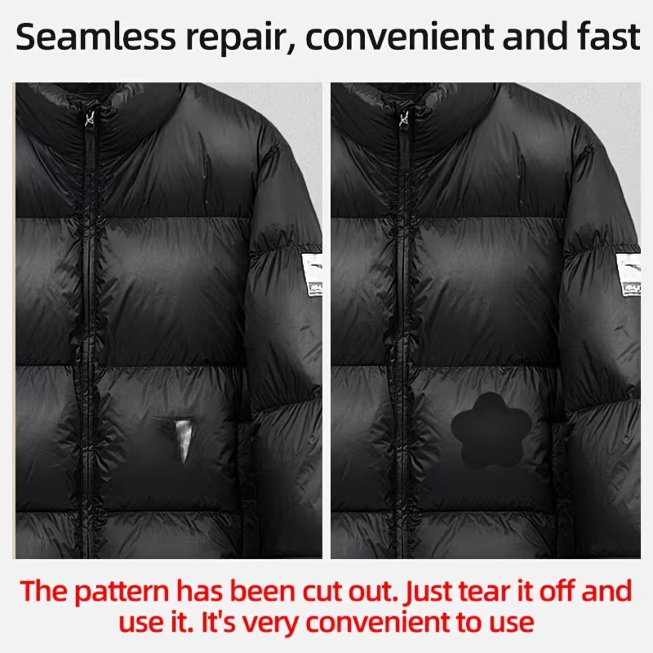 FixPatch, toppe autoadesive per la riparazione di indumenti - Image 2