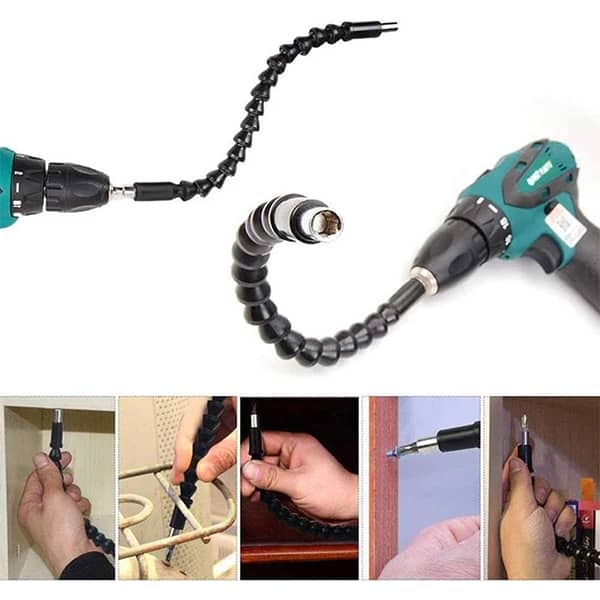FlexyStar, estensione flessibile per avvitatori manuali ed elettrici + vari attacchi - Image 7
