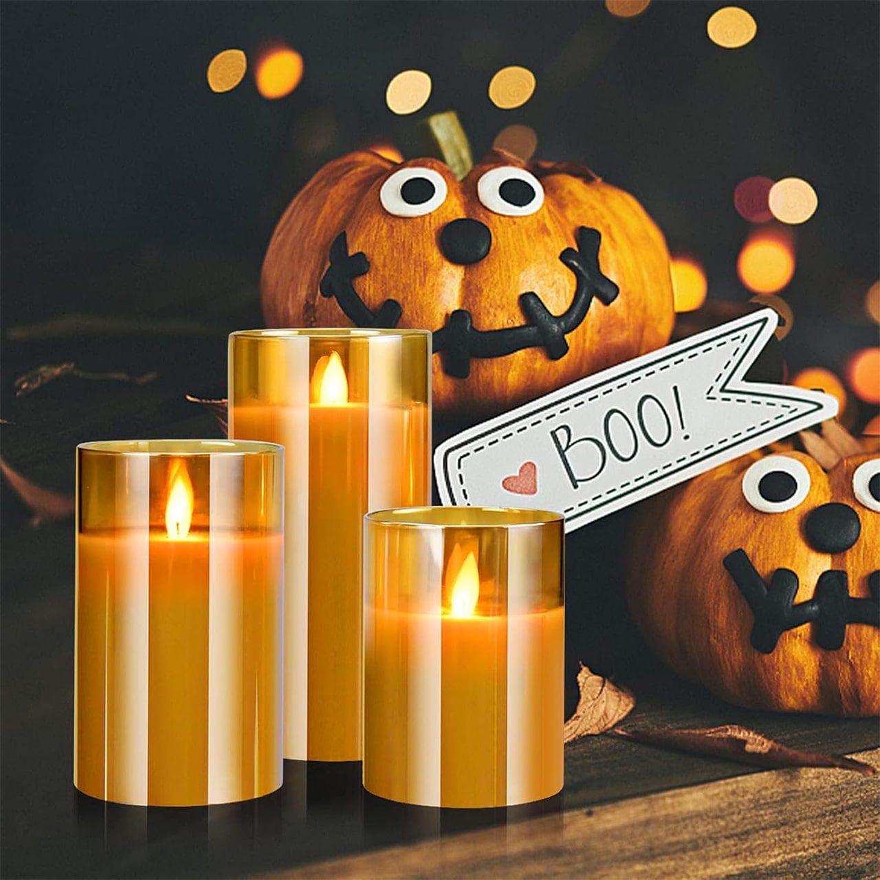 FlickCandles, set di eleganti candele decorative (3 pezzi) - Image 3