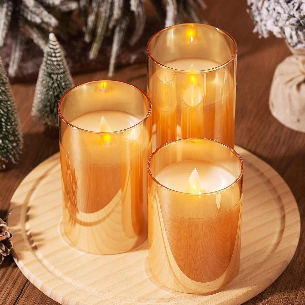 FlickCandles, set di eleganti candele decorative (3 pezzi) - Image 4