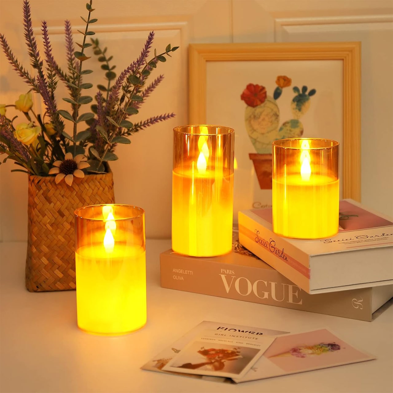 FlickCandles, set di eleganti candele decorative (3 pezzi) - Image 7