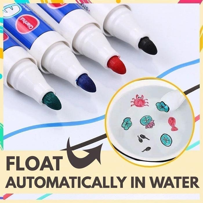 FloatPens, pennarelli magici per disegna graziose immagini che galleggiano sull'acqua - Image 6